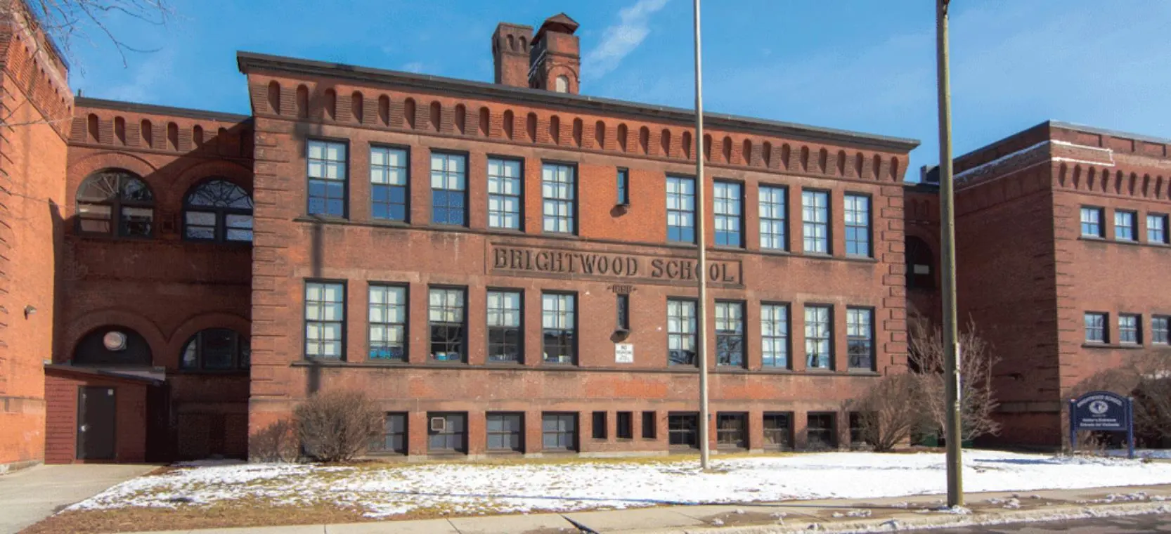 Exterior of the school